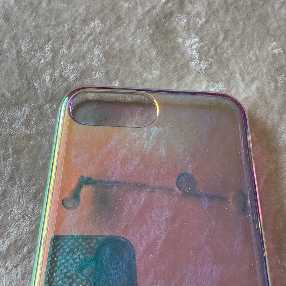 Velvet Caviar Holographic Glitter Nebula Phone Case Iphone 7/8 Plus EUC Sparkle